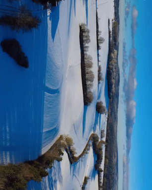 Winter über dem Spessart